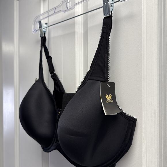 Wacoal 853192 Black Basic Beauty Spacer Underwire T Shirt Bra NWT Size 40DD - Picture 7 of 13